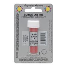 Picture of SUGARFLAIR EDIBLE RED SATIN EDIBLE LUSTRE POWDER 2G